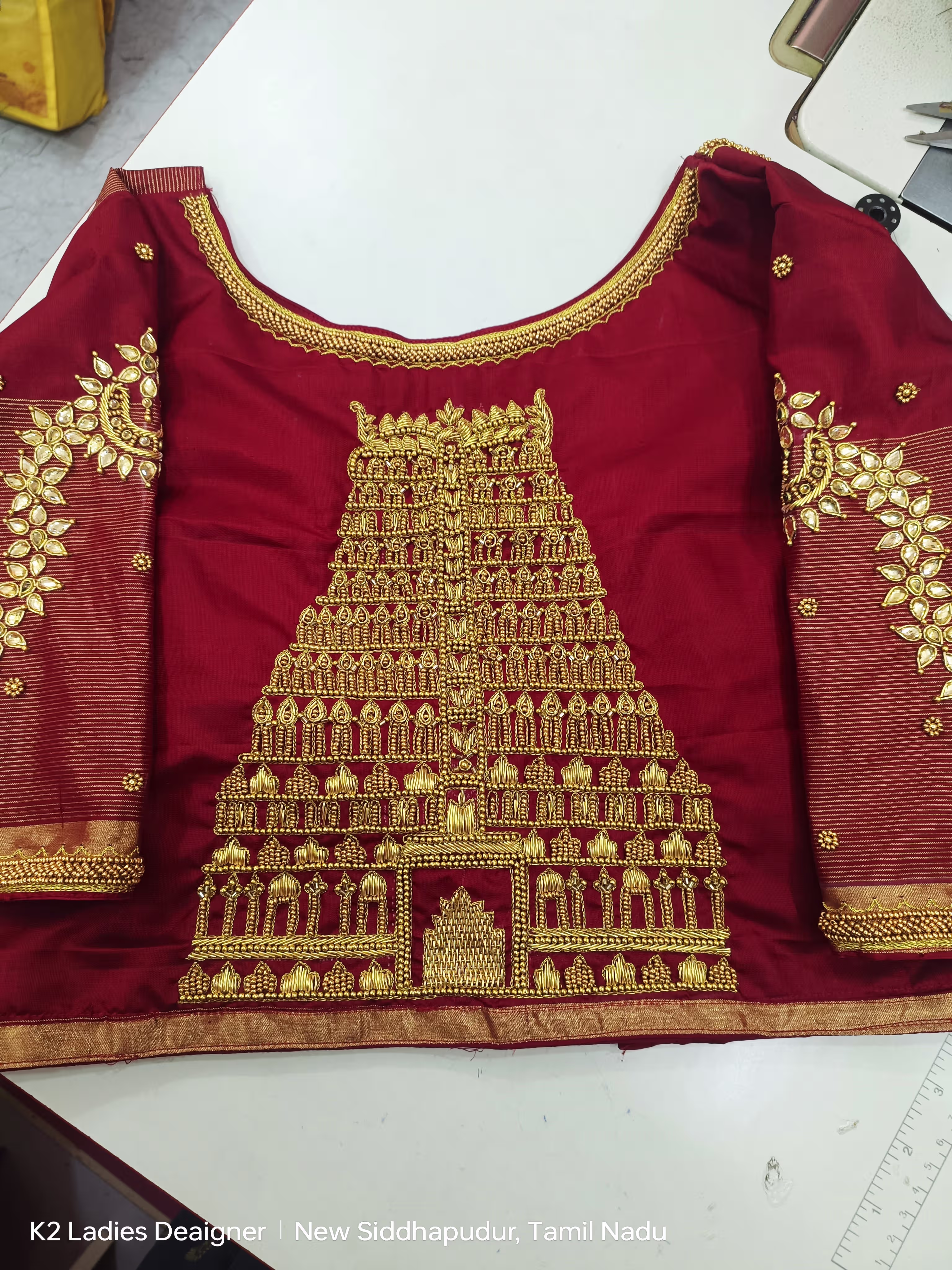 Detailed Aari Work Embroidery Coimbatore