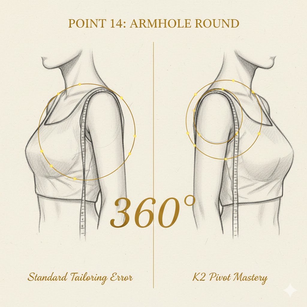 Point 14: Armhole Round