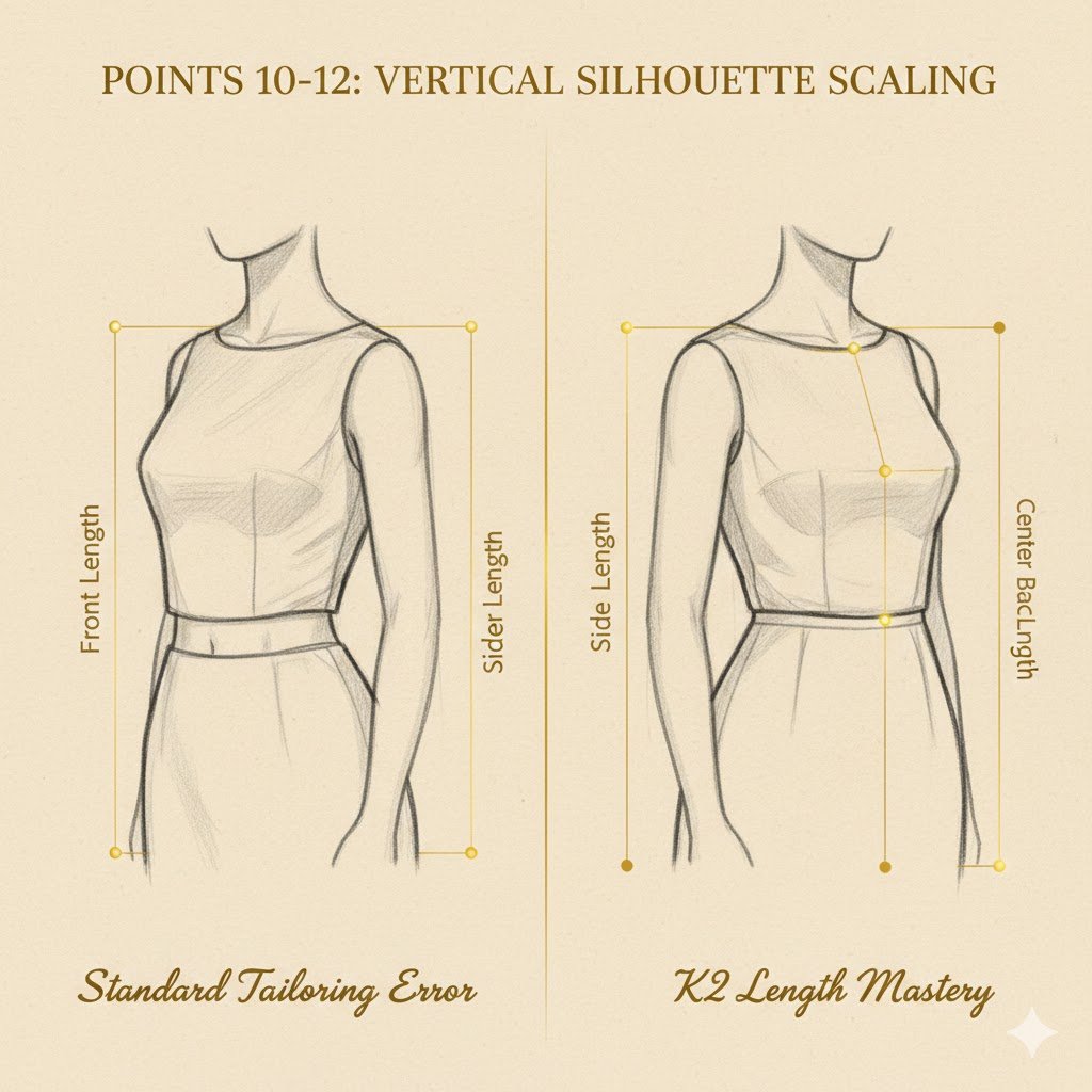 Point 10-11-12: Front, Back, Side Length