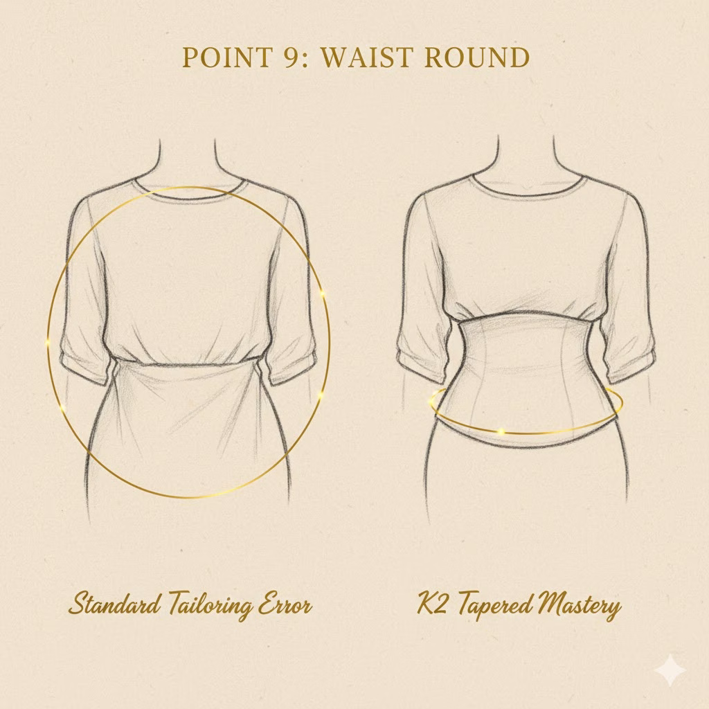 Point 9: Waist Round
