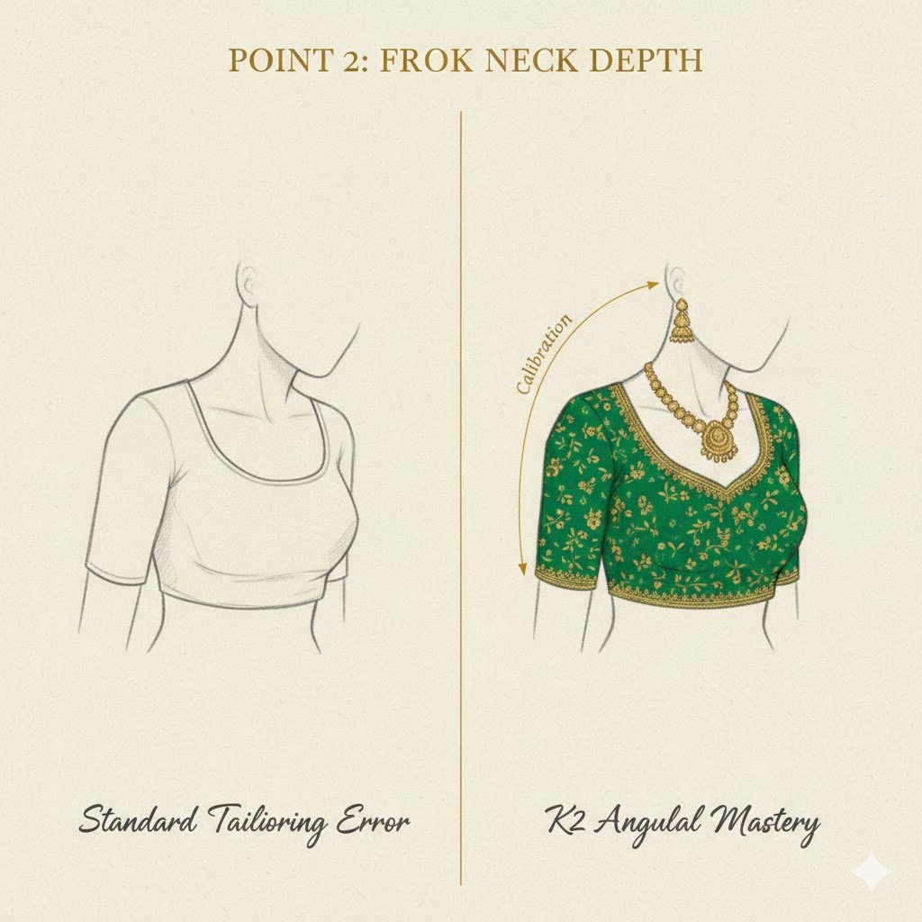 Point 2: Front Neck Depth